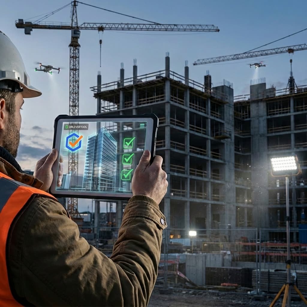 De toekomst van de bouwplaats is nu