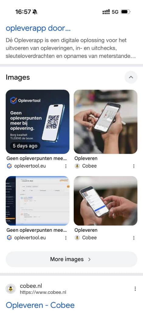 Uitvoerder gebruikt Oplevertool op tablet in appartementencomplex De Zalmhaven